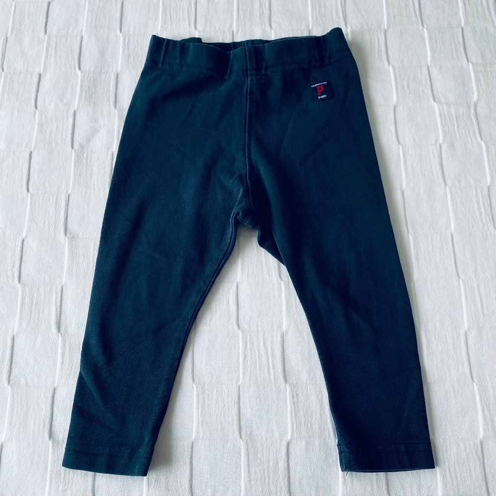 Polarn O. Pyret Navy Cotton Leggings Size 9-12 Months